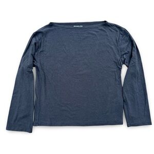 Abercrombie & Fitch Essentials Charcoal Gray Top women’s size‎ small